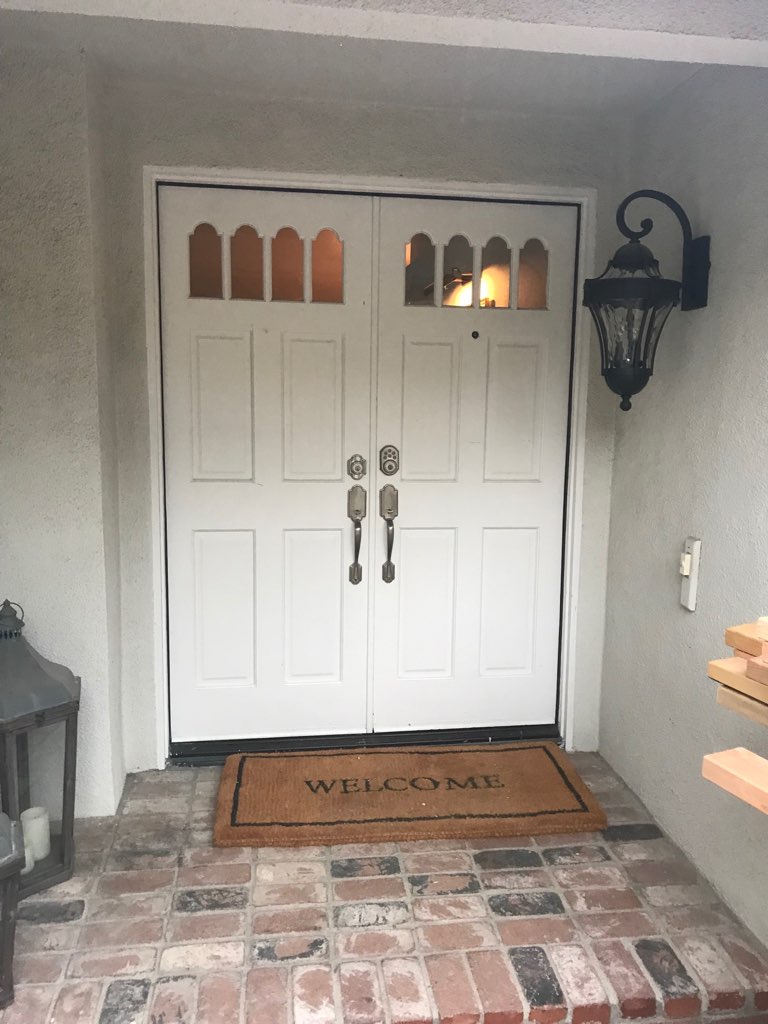 santa ana custom entry door exterior before accoya wood