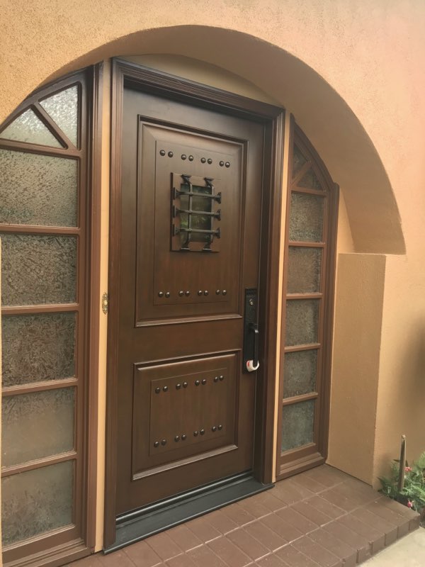 tustin jeldwen fiberglass entry door exterior 1
